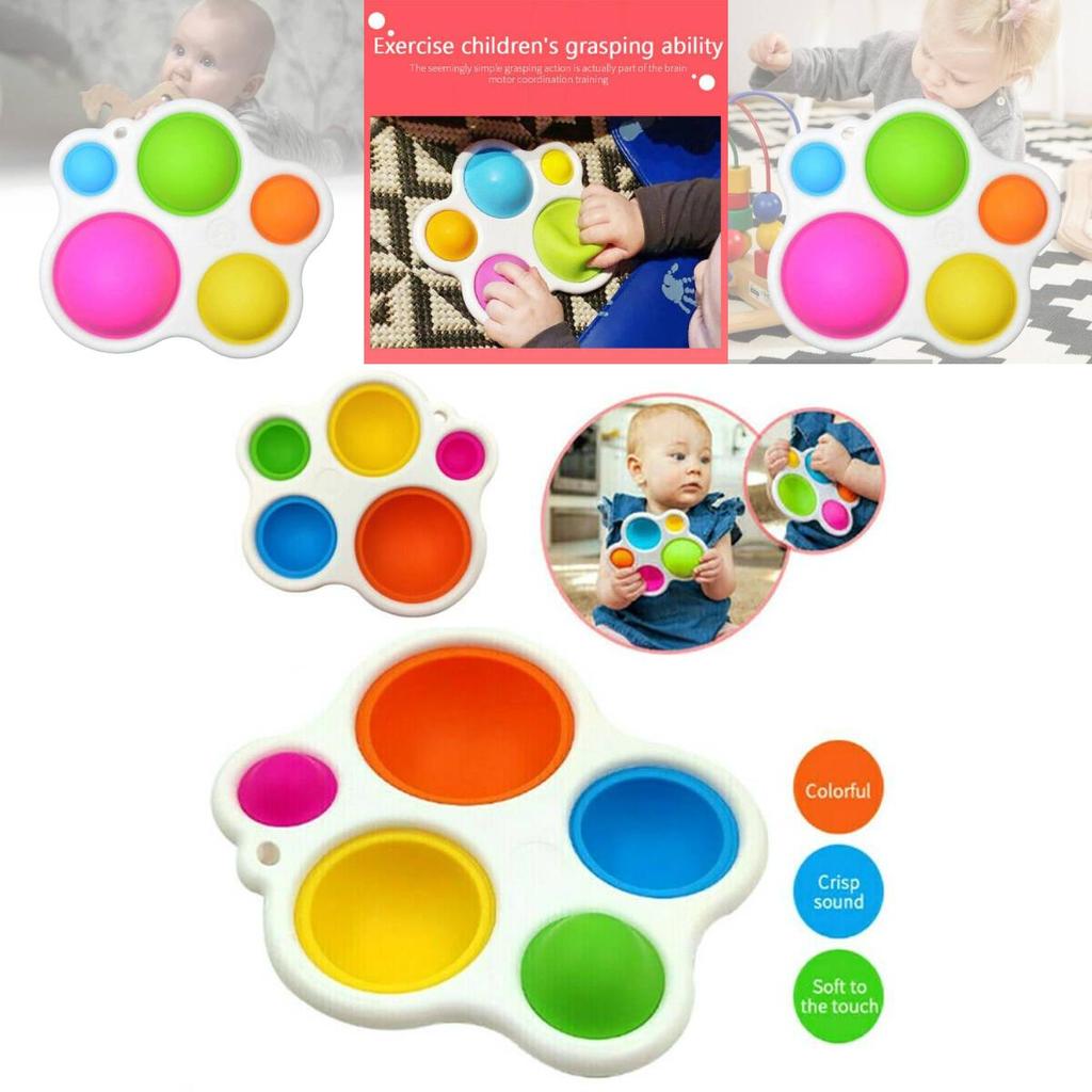 Веселая и увлекательная игрушка-брелок для взрослых для снятия стресса, пупырчатая фиджет-игрушка