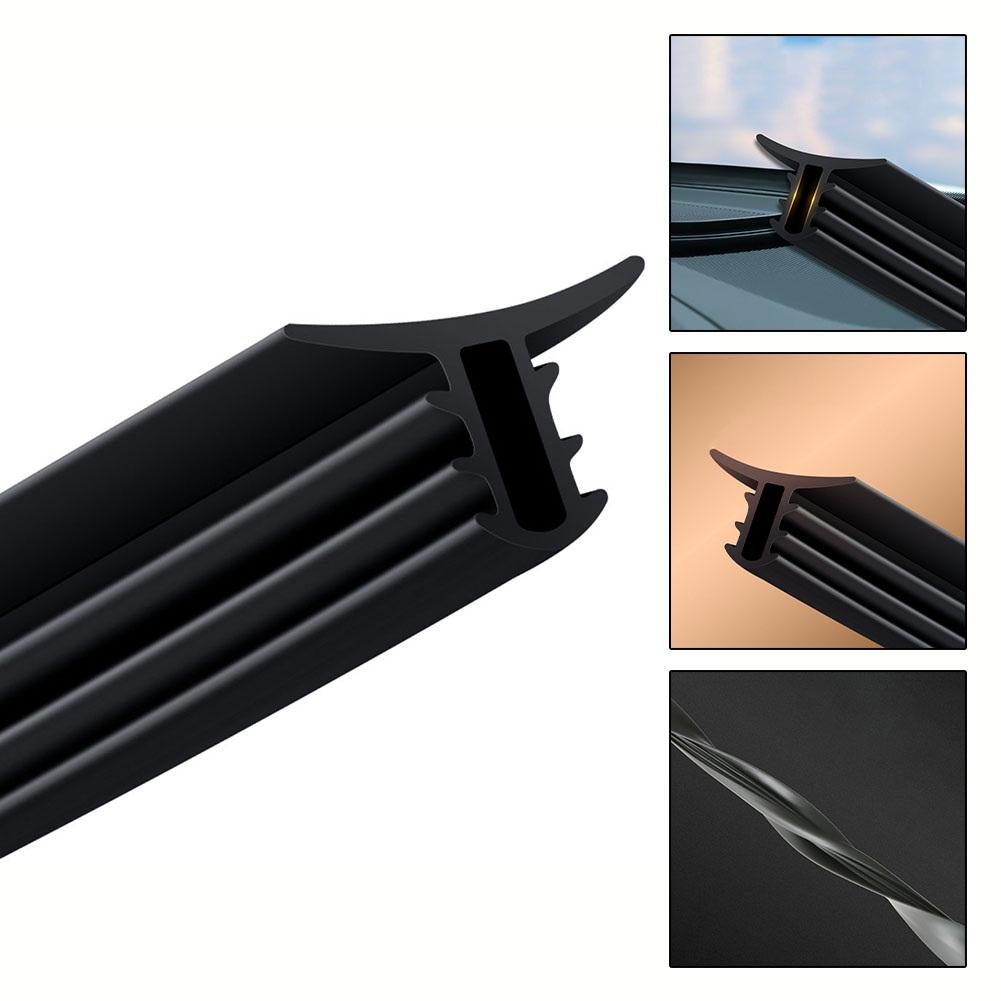 1.6m Car Dashboard Sealing Strip Windshield Gap Noise Insulation Shockproof Strips Dustproof Sealing Strip Car Accessories