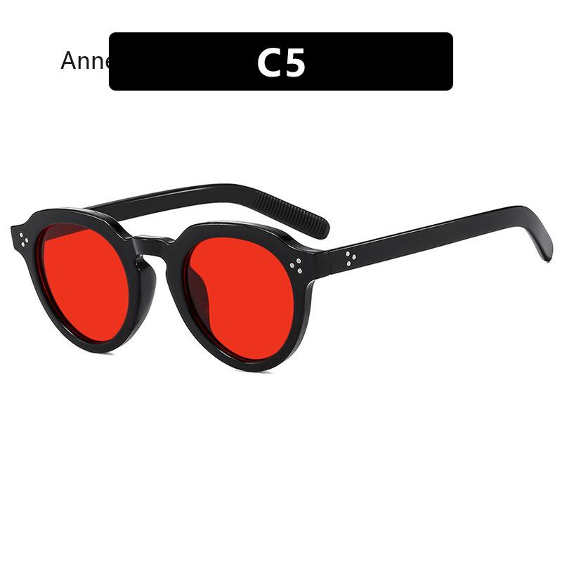 High Quality Acetate Sunglasses For Men Women Oval Round Eyeglasses Frames Japanese Style Designer Driving Travel Glasses UV400