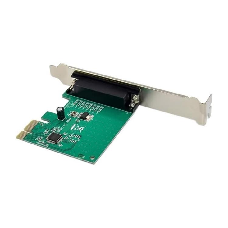 Карта расширения PCIe Parallel Port Передача данных Адаптер PCIe на DB25 для принтера Адаптер PCIe с низкопрофильной монтажной планкой