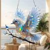 2D Flat Crystal Sky Stained Art Ornament Acrylic Bird Hangings Pendant Living Room Courtyard Pendant Festival Scene Decoration