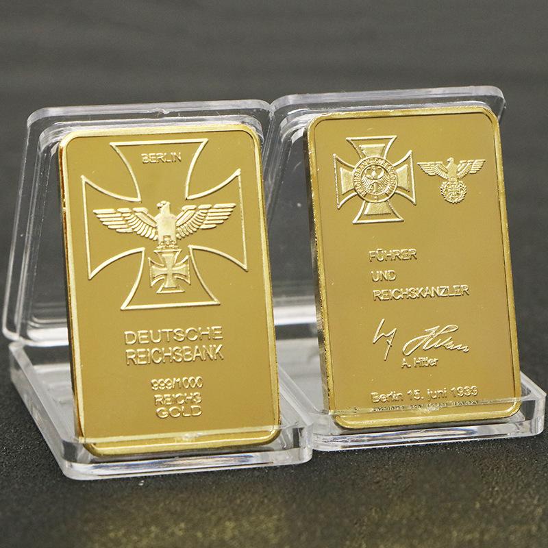 Соединенные Штаты, Германия, Европа, Квадратные памятные блоки, памятные монеты, монеты, предметы коллекционирования, золотые слитки, позолоченные блоки