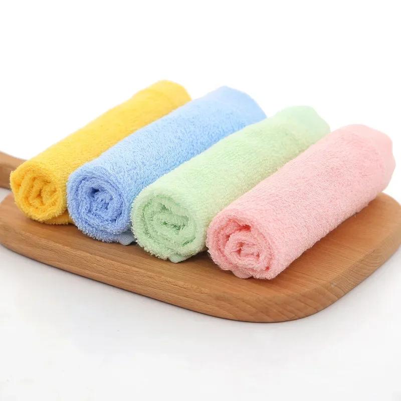 Baby Towel Face Towels Baby Bath Towel Handkerchief Burp Cloths Soft Microfiber Absorbent Washcloth Children Towels Hot 25x25cm