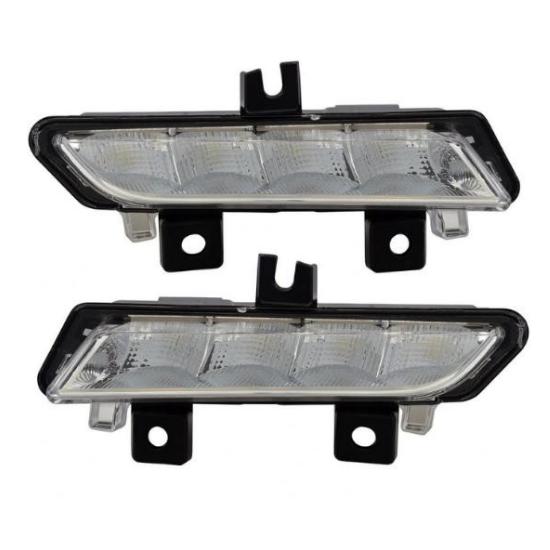 Дневные ходовые огни для Renault Clio 4 HB 2013-2017 Modus 2012-2016, левый и правый 266003864R 266059493R, высококачественные светодиодные фонари