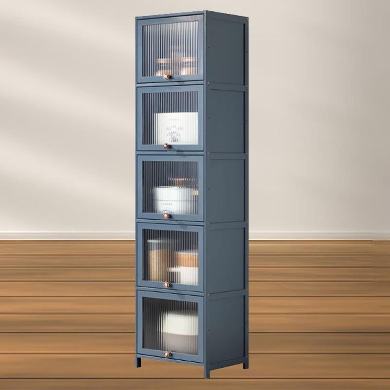 Узкий напольный шкаф Bieying с откидными дверцами