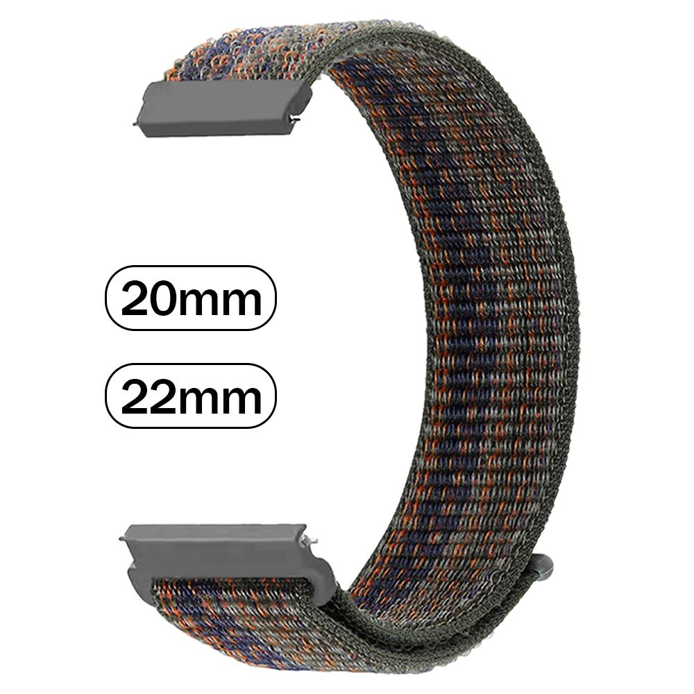 2 шт. 20 мм 22 мм Нейлоновый петлевой ремешок для Huawei Watch 5 46 мм 4pro Buds GT6 PRO GT6 GT5 Спортивный браслет для бегуна Плетеный дышащий ремешок