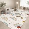 RANIBOW Print Area Rug Floor Mat Non-Slip Machine Washable Flannel Carpet for Home Living Room Kids Playmat Bedroom Floor Mat