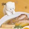 Mini Food Fan Cooling Cat Bear Shape Cup Edge Clip-on Rechargeable Hot Drinks Coffee Tea Meals Dishware Cooler Small Clip