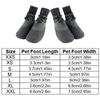 4pcs/set Breathabl Non-Slip Dog Socks Boots Waterproof Dog Paw Protector  Rainy Day