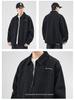 Мужская повседневная рабочая куртка в американском ретро стиле, черная (2025 Осень/Зима)