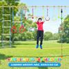 Kids Climbing Obstacle Kit Children Line Hanging Obstacle Course Outdoor Playset Swing Accessories