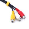 1Pc 3.5Mm Mini Aux Male Stereo To 3 Rca Female Audio Video Av Adapter Cable