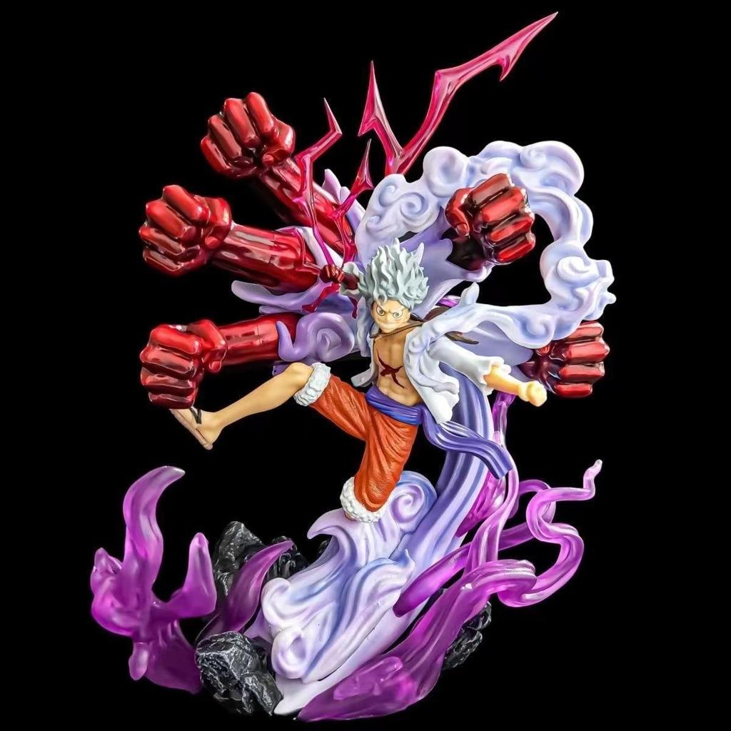 Аниме One Piece Рисунок Луффи Шестерня 5 Фигурка Бога Солнца Луффи Ника ПВХ Фигурка Статуя Коллекционная Модель Куклы Игрушки