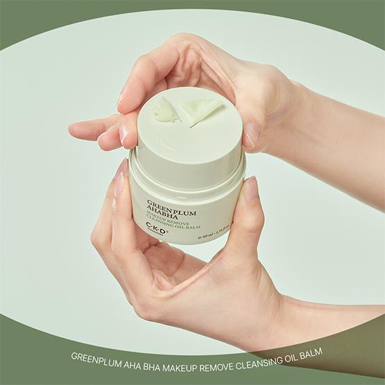 CKD Очищающий бальзам-масло для снятия макияжа Green Plum AHA BHA 50 мл