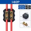 Conductor Brass Quick Terminal Block Black Fast Connector Wiring Connector  Electrical