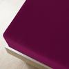 136252 vidaXL Drap-housse Jersey Bordeaux 100x200 cm Coton