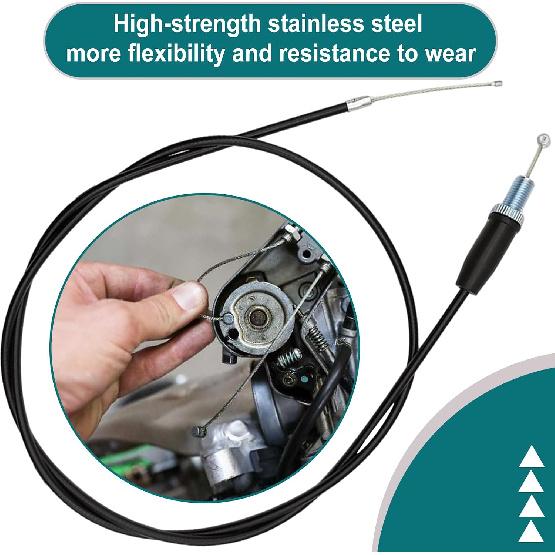 CT200U Throttle Cable Fit for Coleman CT200U-EX BT200X Axis M200 Mini Bike | Baja Warrior MB200 MB165 RT200 B200R 196cc 5.5hp 212cc 6.5hp Mini Bike