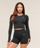 Укороченный топ Vital Seamless 2.0 Black Marl B1a3d Bbf3