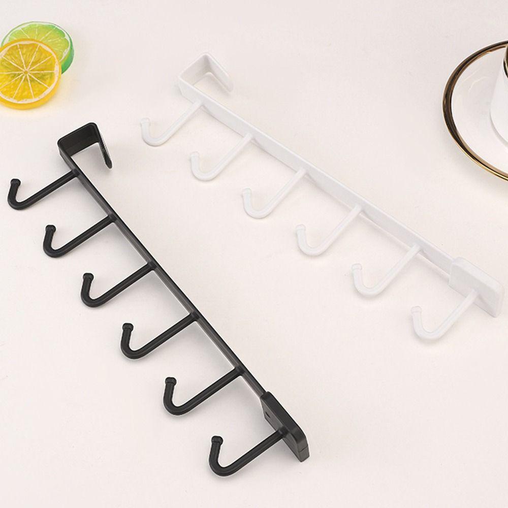 Nail Free Sundries Hook Shelf Creative Mug Cup Hanger Cup Holder Cabinet Storage Rack Wall Cabinet