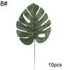 10 шт. искусственные растения поддельные листья монстеры для декора стен гостиной и вечеринки