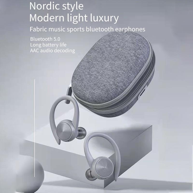 VAORLO Bluetooth5.0 Гарнитура Беспроводные наушники Активное шумоподавление Водонепроницаемые наушники Светодиодный дисплей с микрофоном