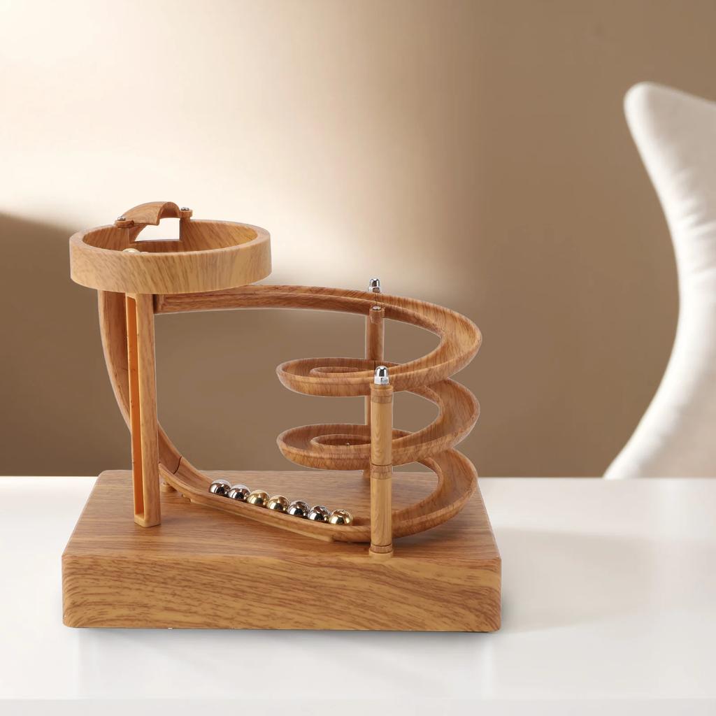 Арт Вечный двигатель Орнамент Украшение Настольный Расслабляющий Катящийся Шар Вечный двигатель для Просмотра