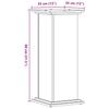 Entrance Plant Stand, Wedding Decoration Flower Basket Arrangement, Flower Pot Stand, Living Room Decoration Stand, Speaker Stand, 33x33x80cm