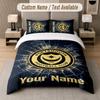 Custom Bedding Set Portsmouth FC Pattern, Print Name Text 1 Duvet Cover plus 2 Pillowcases Home Textile