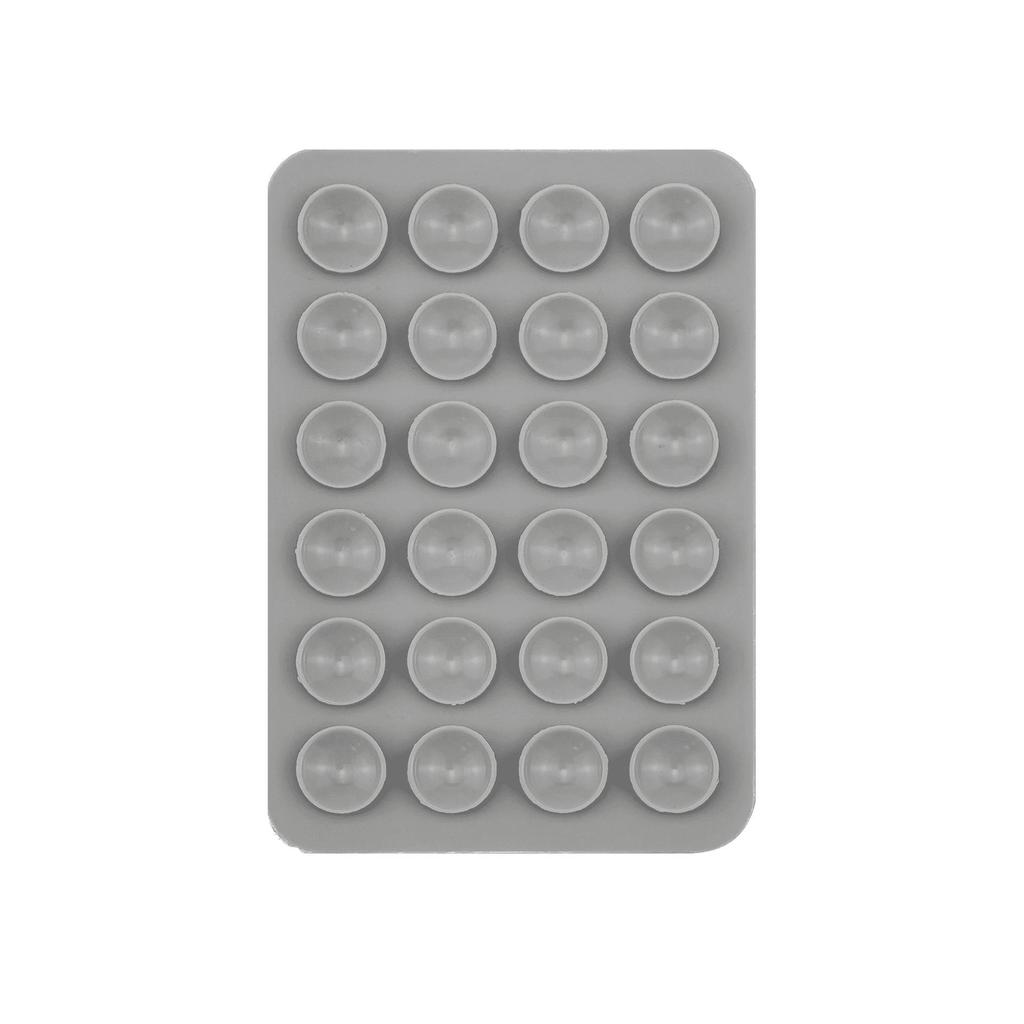 Черная силиконовая противоскользящая подставка для телефона: 24 Портативные, Минималистичные Наклейки на Присосках