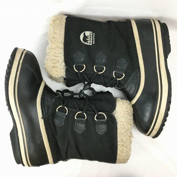 Sorel Премиальные зимние ботинки с подкладкой Размер 4.5 21.5 Черный(ИСПОЛЬЗОВАЛ)