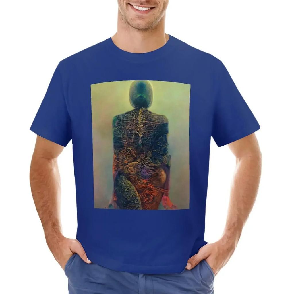 zdzislaw beksinski T-shirt sublime for a boy aesthetic clothes men graphic t shirts