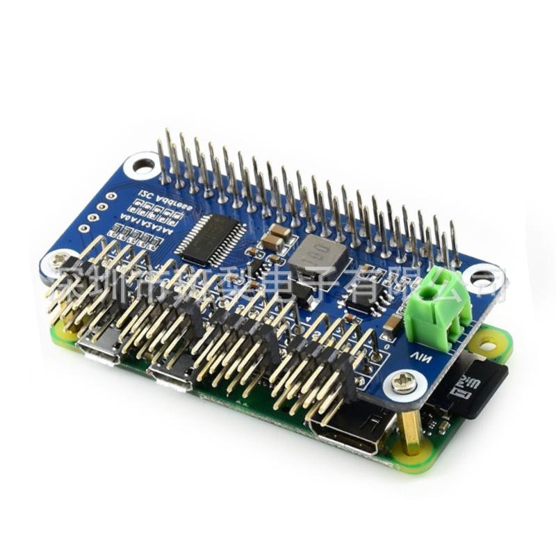 HAT-драйвер сервоприводов на 16 каналов для Raspberry Pi (В) с изогнутым штыревым разъемом, 12-битное разрешение