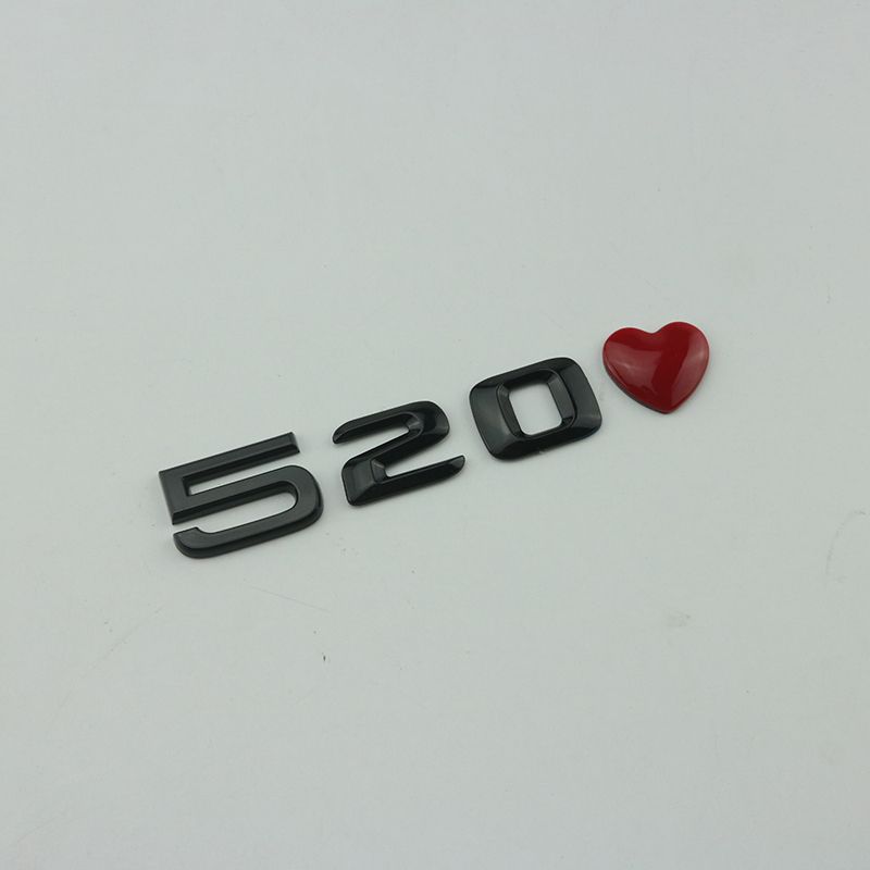 Q5A520 love confession decorative sticker A3A4A6LOVE modified car logo English letter rear tail label car sticker