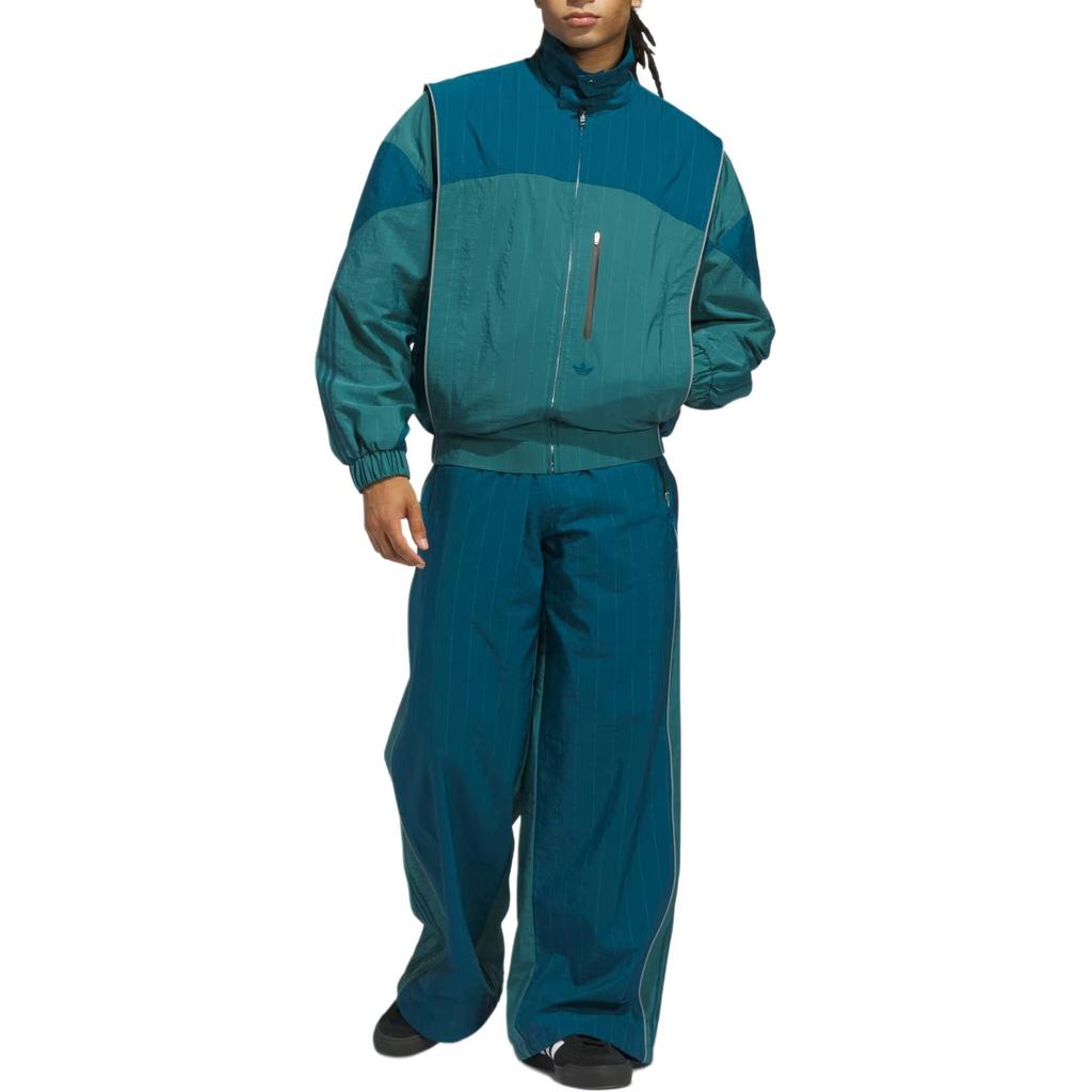 Adidas Оригинальный ветрозащитный плащ Venice свободного кроя на молнии, светоотражающий, с шарнирным плечевым дизайном, куртка унисекс JX6180