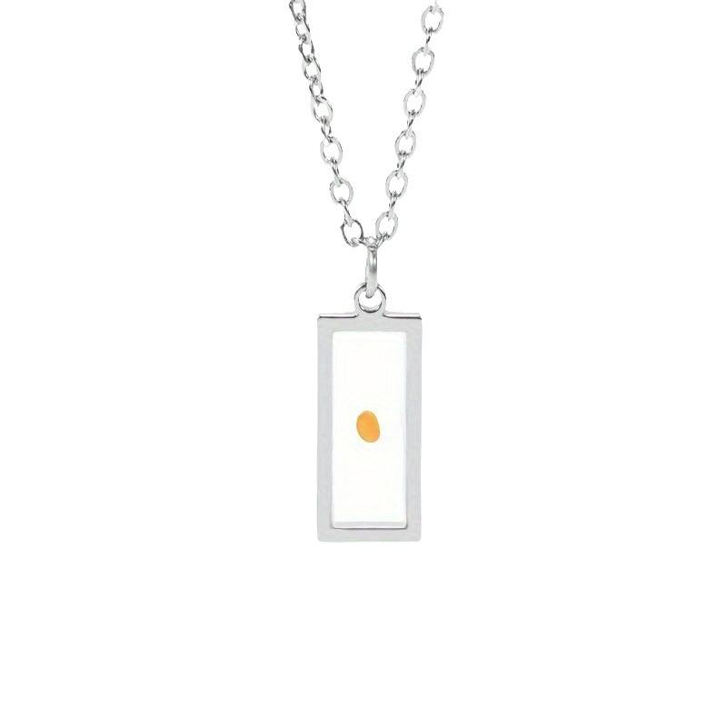 Креативный прямоугольник сухоцвета желаний семена времени драгоценный камень ожерелье креативный подарок на день рождения праздник