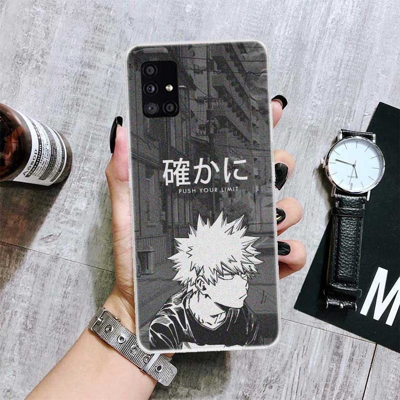 Чехол для телефона «Мой герой Академия Бакугоу Кацуки» для Samsung Galaxy A12 A22 A32 A42 A52 A72 A51 A71 5G A41 A31 A21 A02S M12 M21 M31
