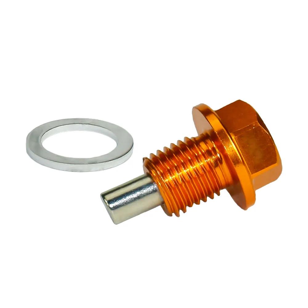 M14*1.5 Aluminum Neo Chrome Magnetic Oil Drain Plug Oil Drain Bolt Oil Sump drain plug nut
