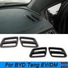 Передняя часть автомобиля, маленькая декоративная крышка для воздухозаборника, наклейка для BYD Tang EV/DM 2022 2023, ABS, аксессуары для стайлинга автомобилей