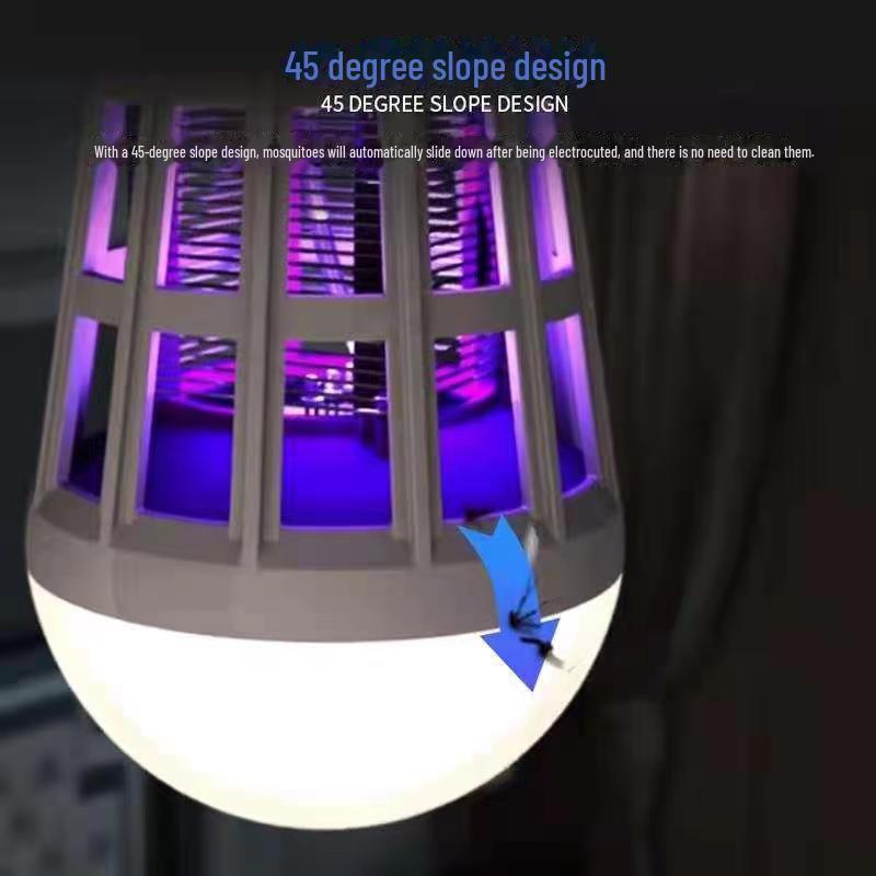 2-в-1 светодиодная лампа от комаров E27 с винтовым креплением для бытовой отпугиватель мух электрический свет