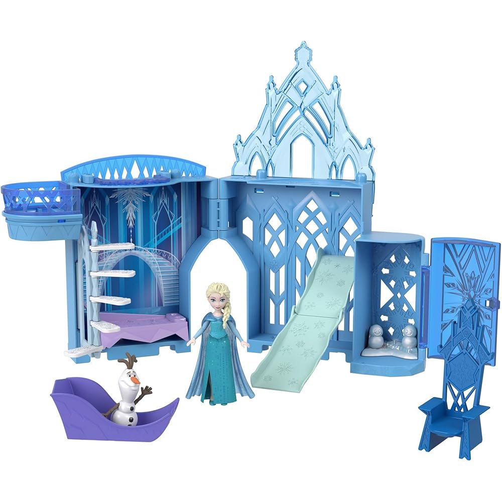 Игровой набор Mattel Disney Холодное Сердце Замок Эльзы с Мини-фигуркой и аксессуарами для детей от 3 лет