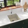 Kitchen Sink - VIDAXL - Reversible Inset Sink - Beige Granite - 1 Bowl - 420x460mm