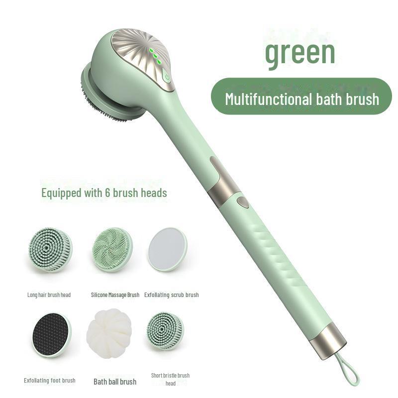 Автоматическая щетка для ванны с длинной ручкой для легкого очищения спины