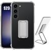Protective Case for Samsung Galaxy S23 - BooLing - Reinforced Corners - Foldable Silver Stand