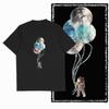 Astronaut Pattern 2025 Mens Womens Plus Size Retro Black Novel Hot Selling Pure Cotton Tshirt