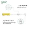Stainless Steel/Nickel-Titanium Dental Root Canal Files: K-File, H-File, R-File with Irrigation Needles