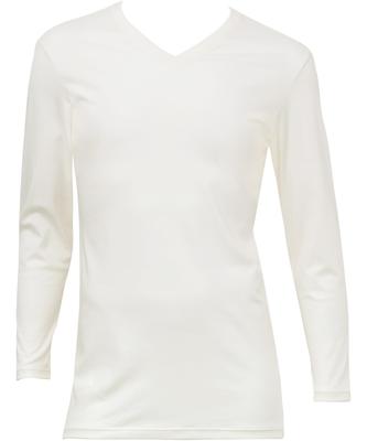 Wacoal Warm Stays Longer Размеры спины IV и LL Мужское нижнее белье, V-образный вырез, рукава 3/4, 100% хлопок, теплое, мягкое, антистатическое, устойчивое к пиллингу, подол,