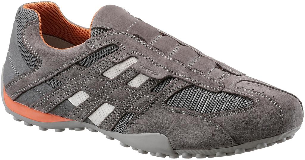 Кроссовки Geox U Snake L (U4207L) grey/orange