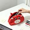 Large Capacity Pencil Case Plush Stationery Pouch Cartoon Earphone Pouch  Stationery Organizer