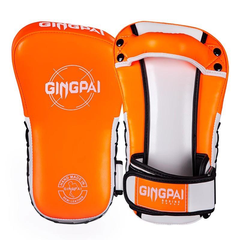 Martial Arts Kick Shield Set Boxing Taekwondo Muay Thai Training PU Leather Hanging Pad Pair Kids Adults