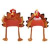 Festival Turkey Shape Costume Hat Thanksgiving Party Headwear Soft Breathable Design For Kids Adults Outdoor Indoor Use